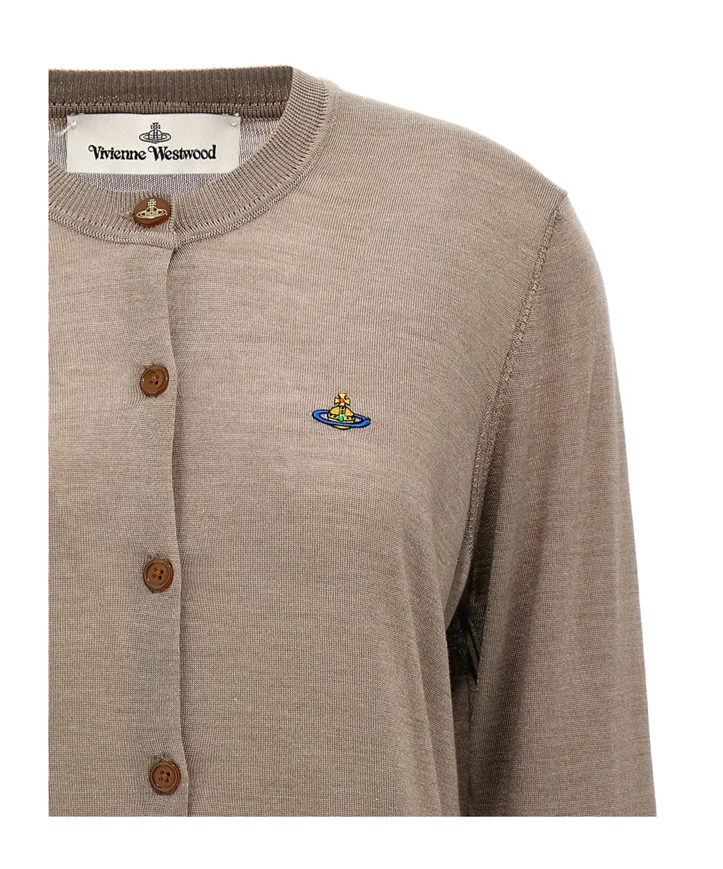 Vivienne Westwood Orb Embroidered Knit Cardigan