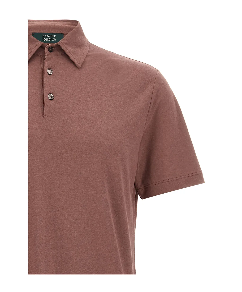 Zanone Short-Sleeved Polo Shirt