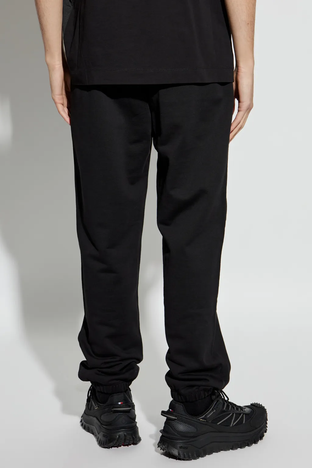 Moncler Logo Patch Elastic Waist Jogging Pants
