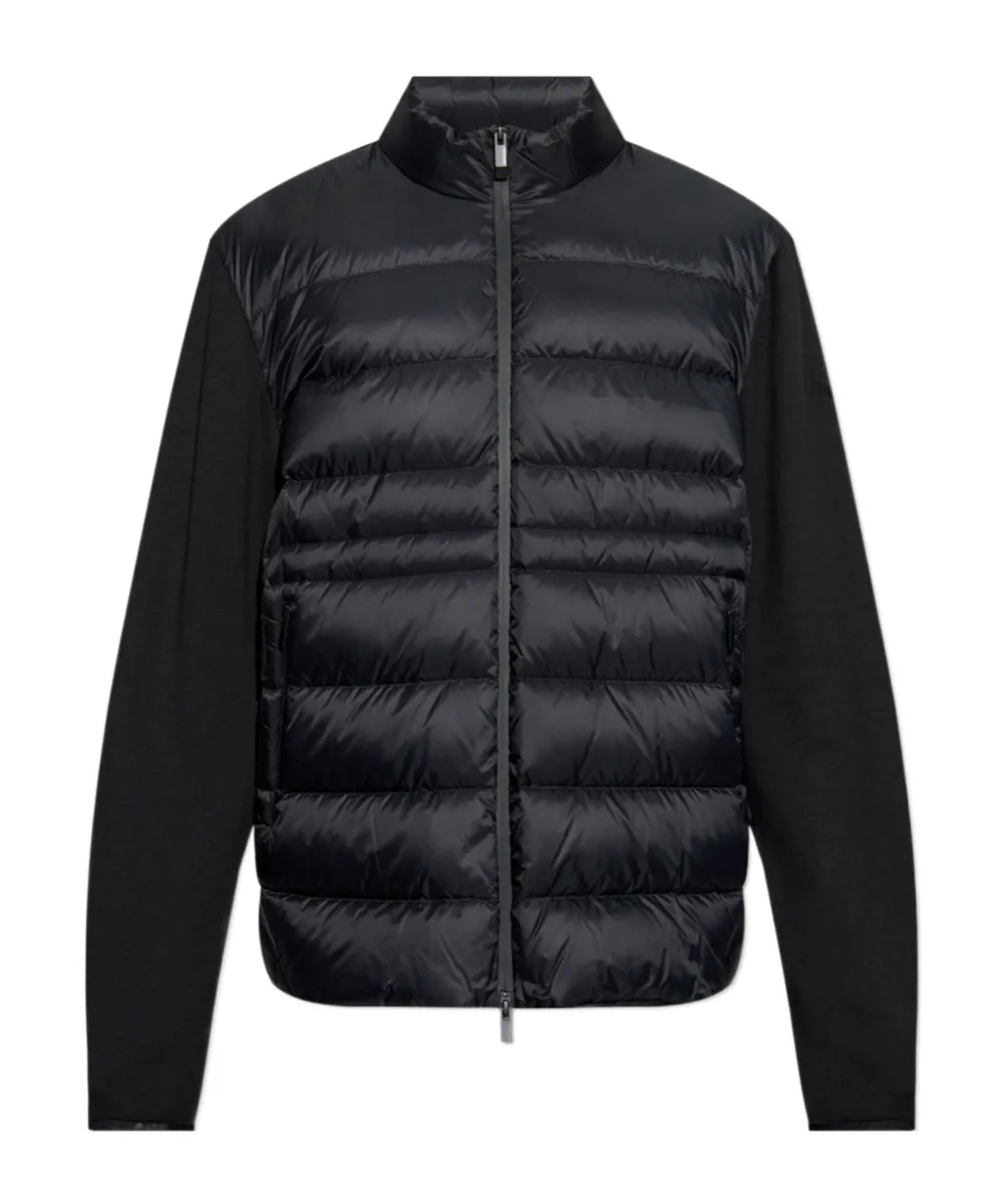 Moncler Logo Patch Down Cardigan