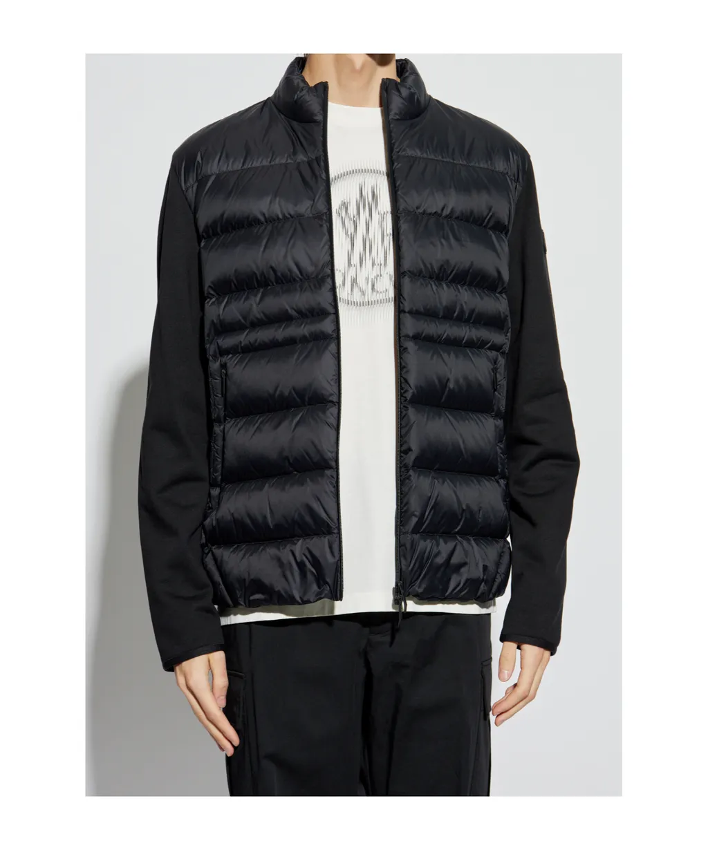 Moncler Logo Patch Down Cardigan