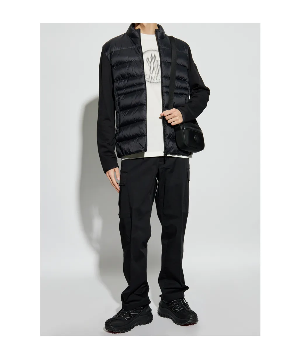 Moncler Logo Patch Down Cardigan