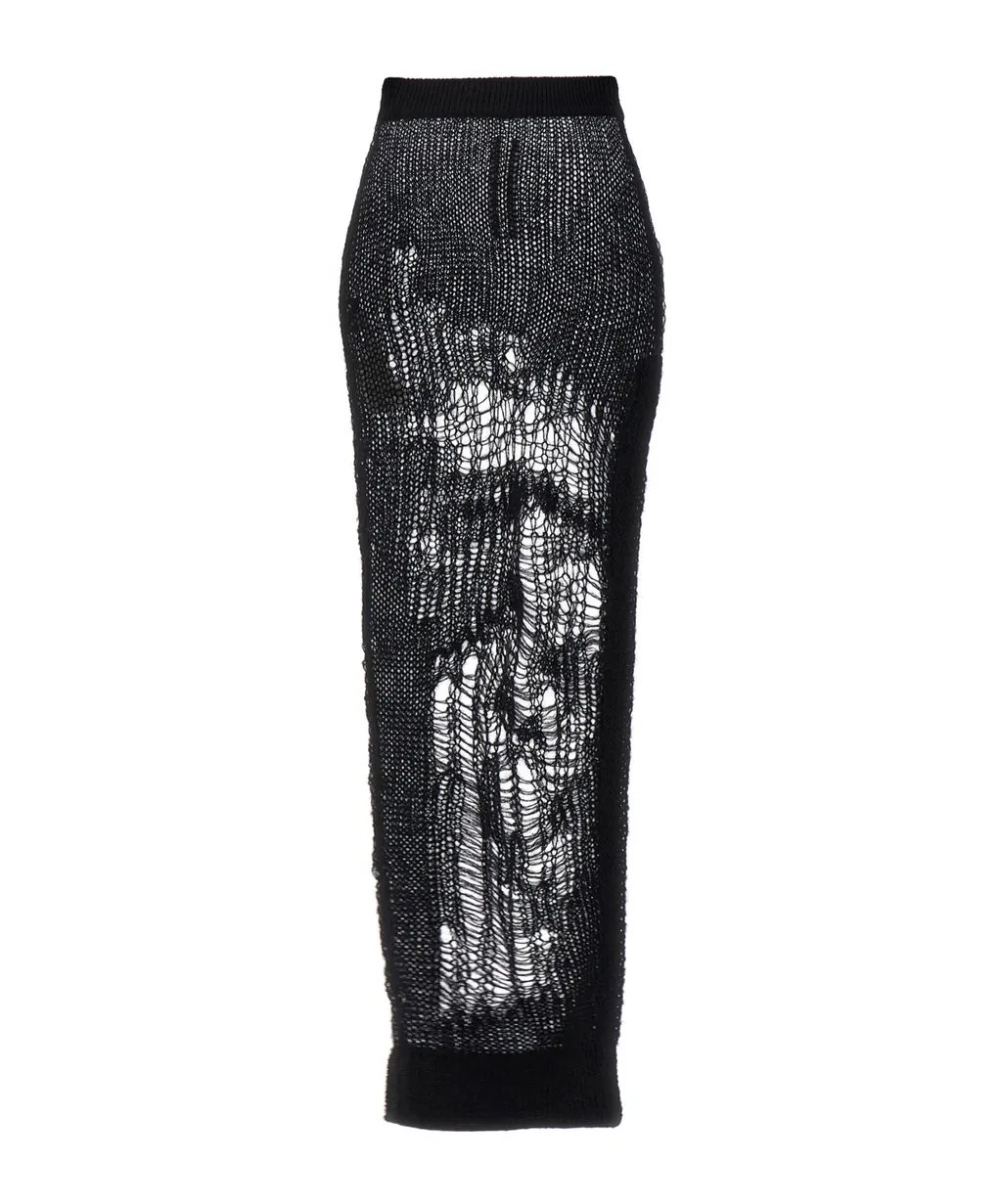 Rick Owens Spider Ziggy Long Skirt