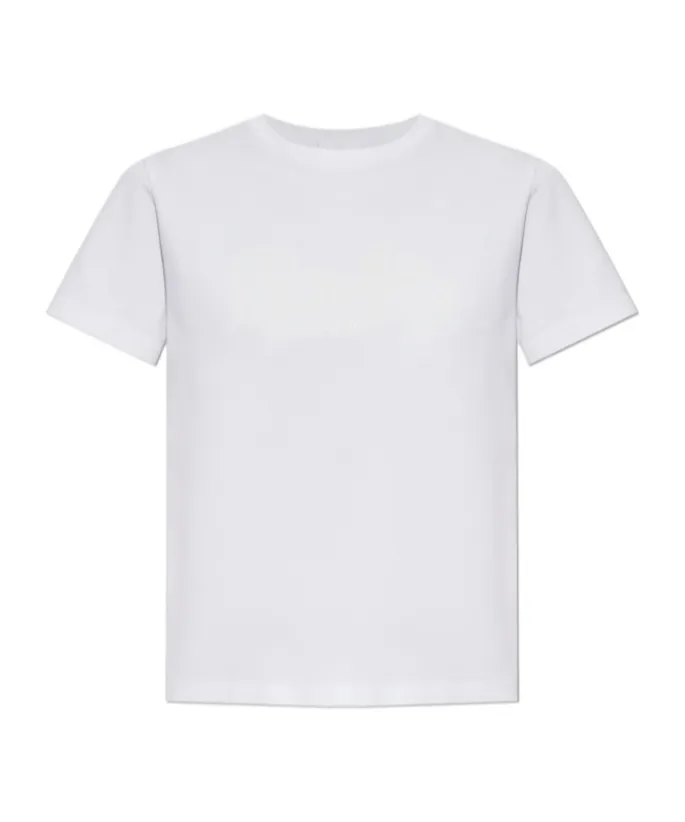 Moncler Logo Embroidered Crewneck T-Shirt
