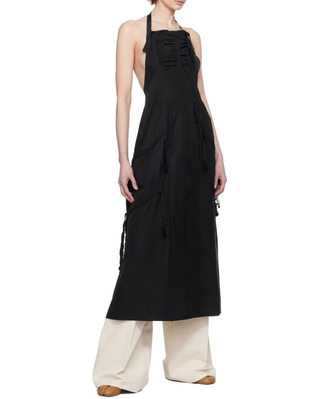 Maison Margiela Strapped Ruched Apron