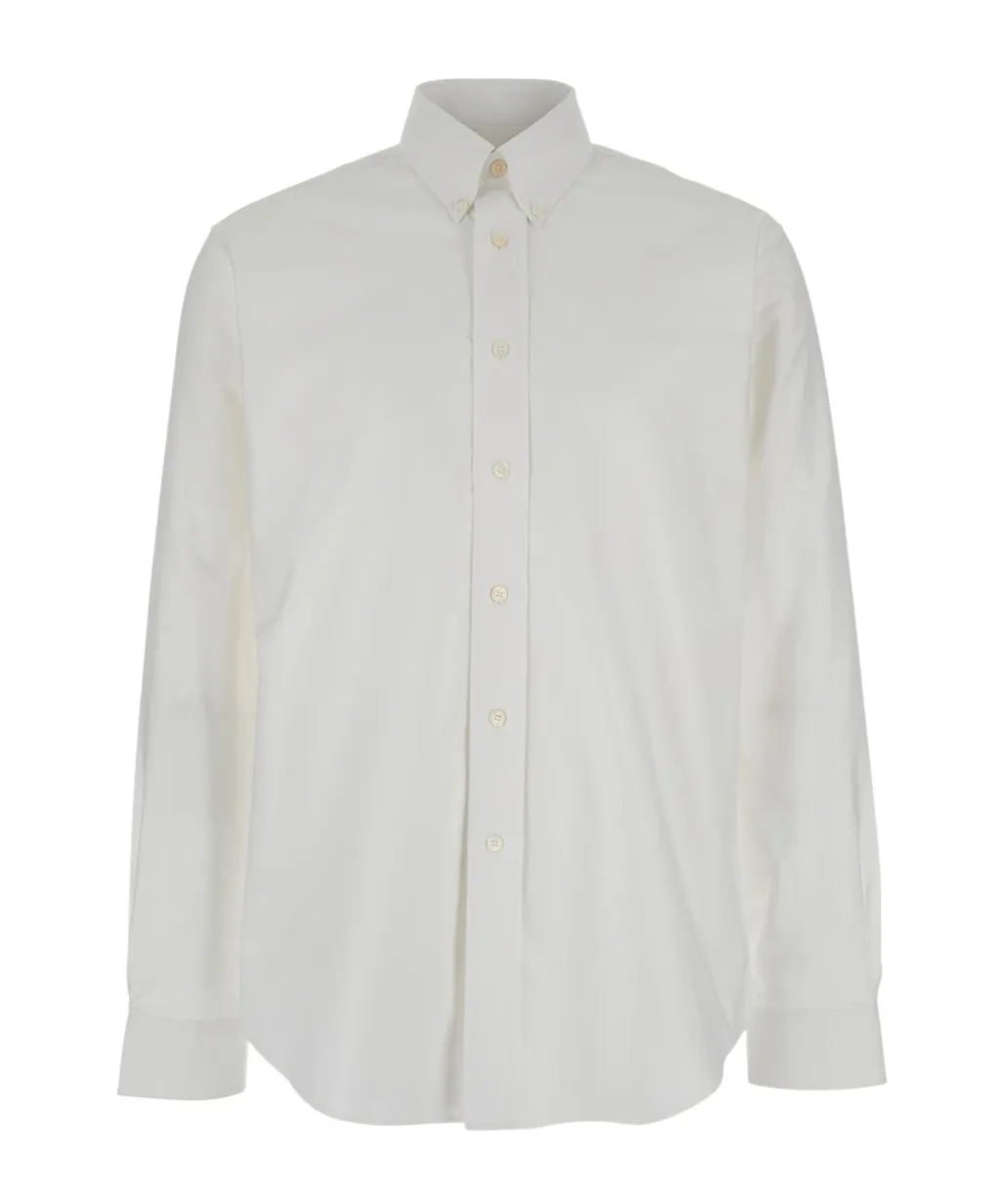 Givenchy Logo Embroidered Long-Sleeved Shirt