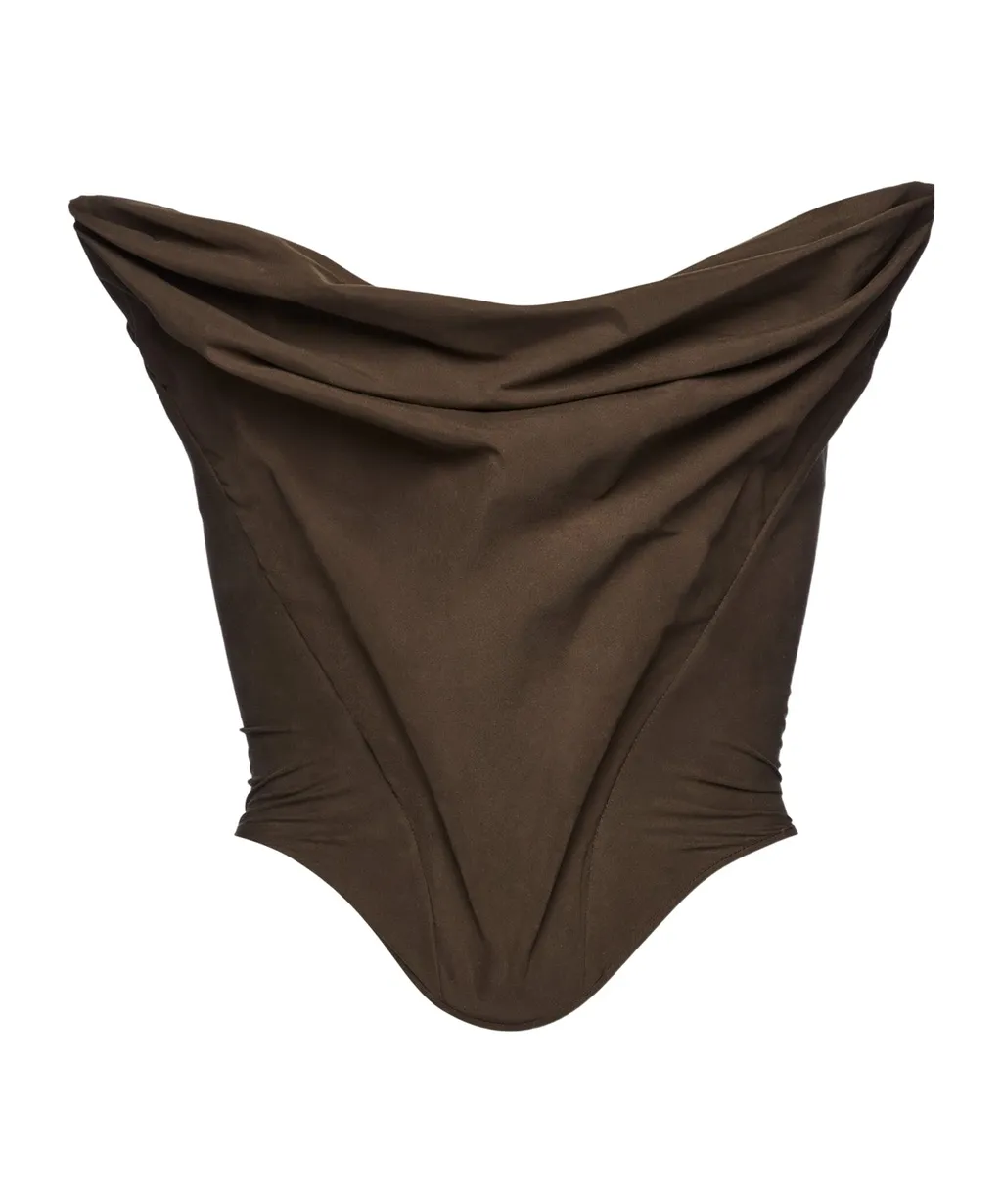 Draped Corset Top