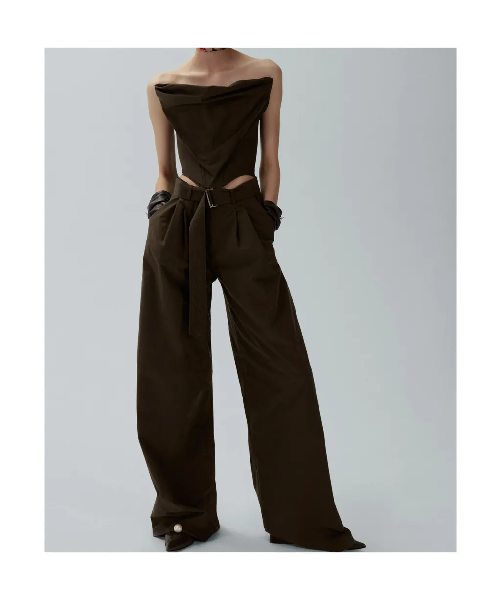 Draped Corset Top