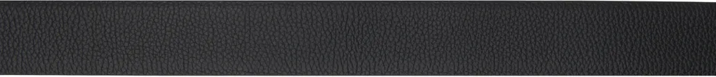 Grained Leather Buckle T-Belt
