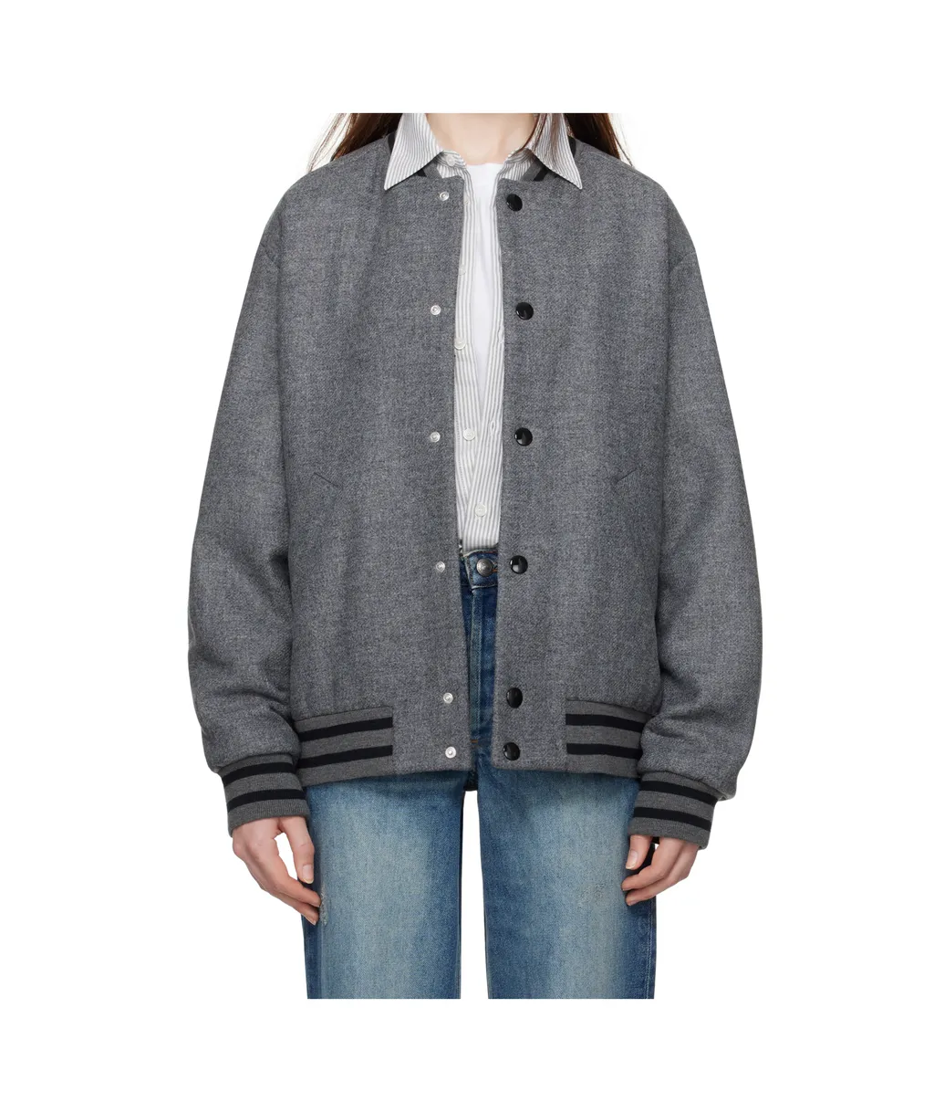 Micky Striped Blouson Jacket
