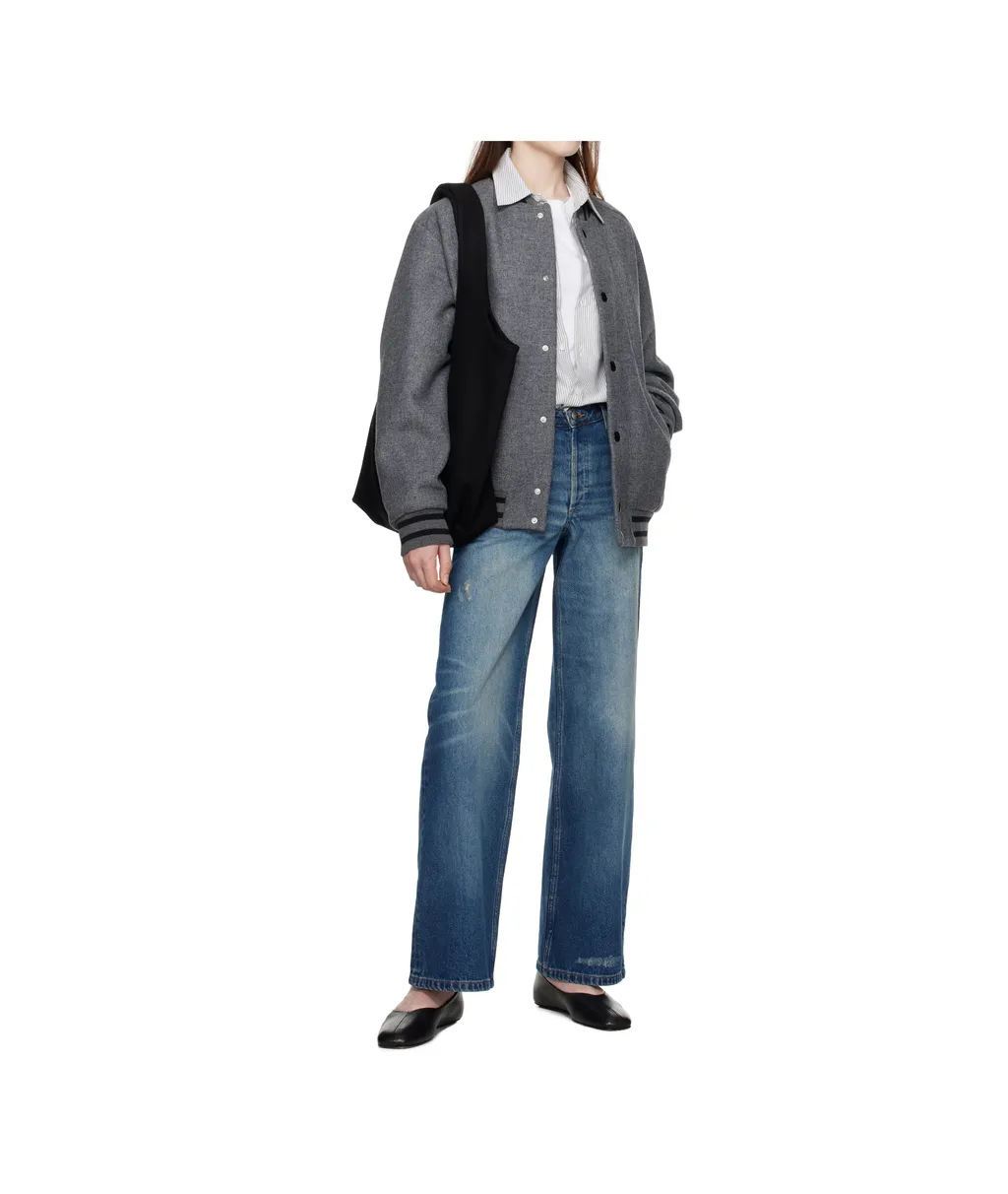 Micky Striped Blouson Jacket