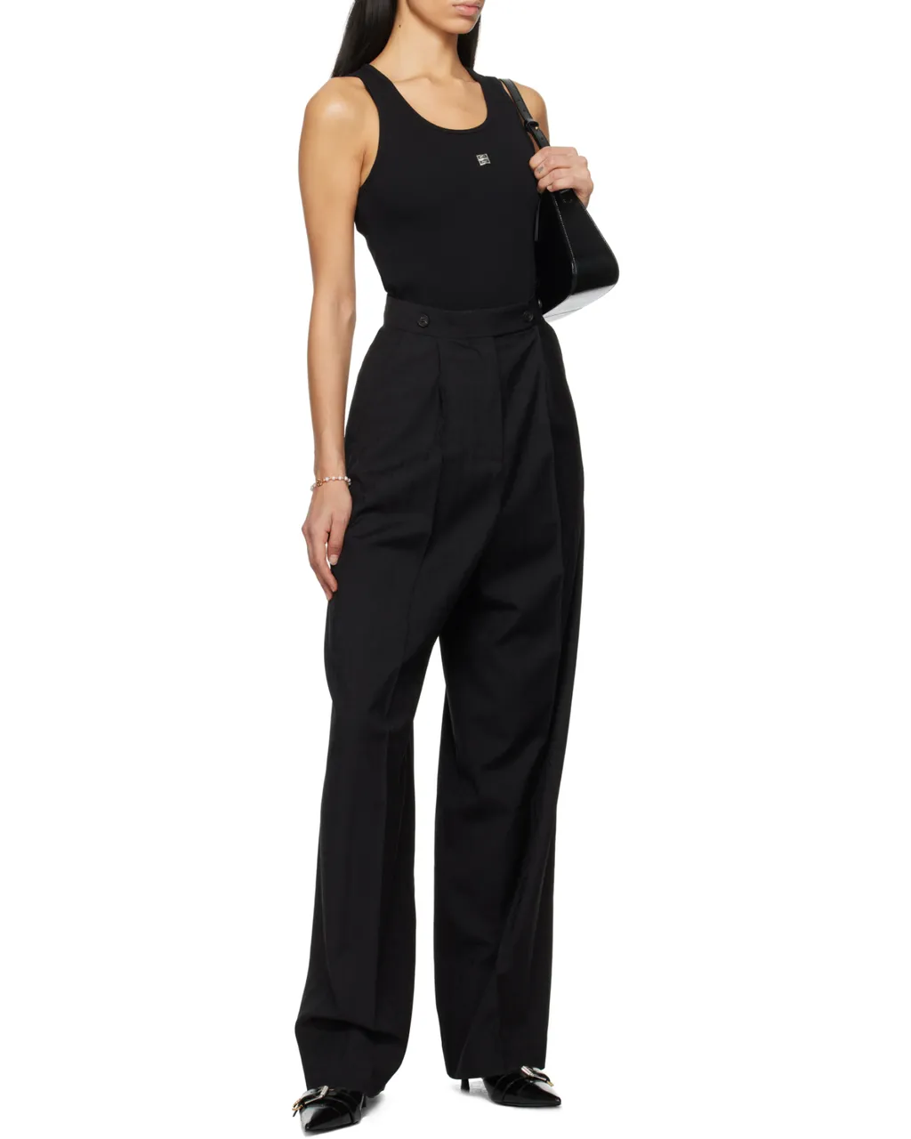 Givenchy Monogram 72 Jacquard Pleated Pants
