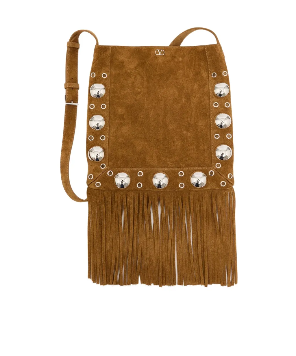 Valentino NellcÔTe Fringed Edge Shoulder Bag