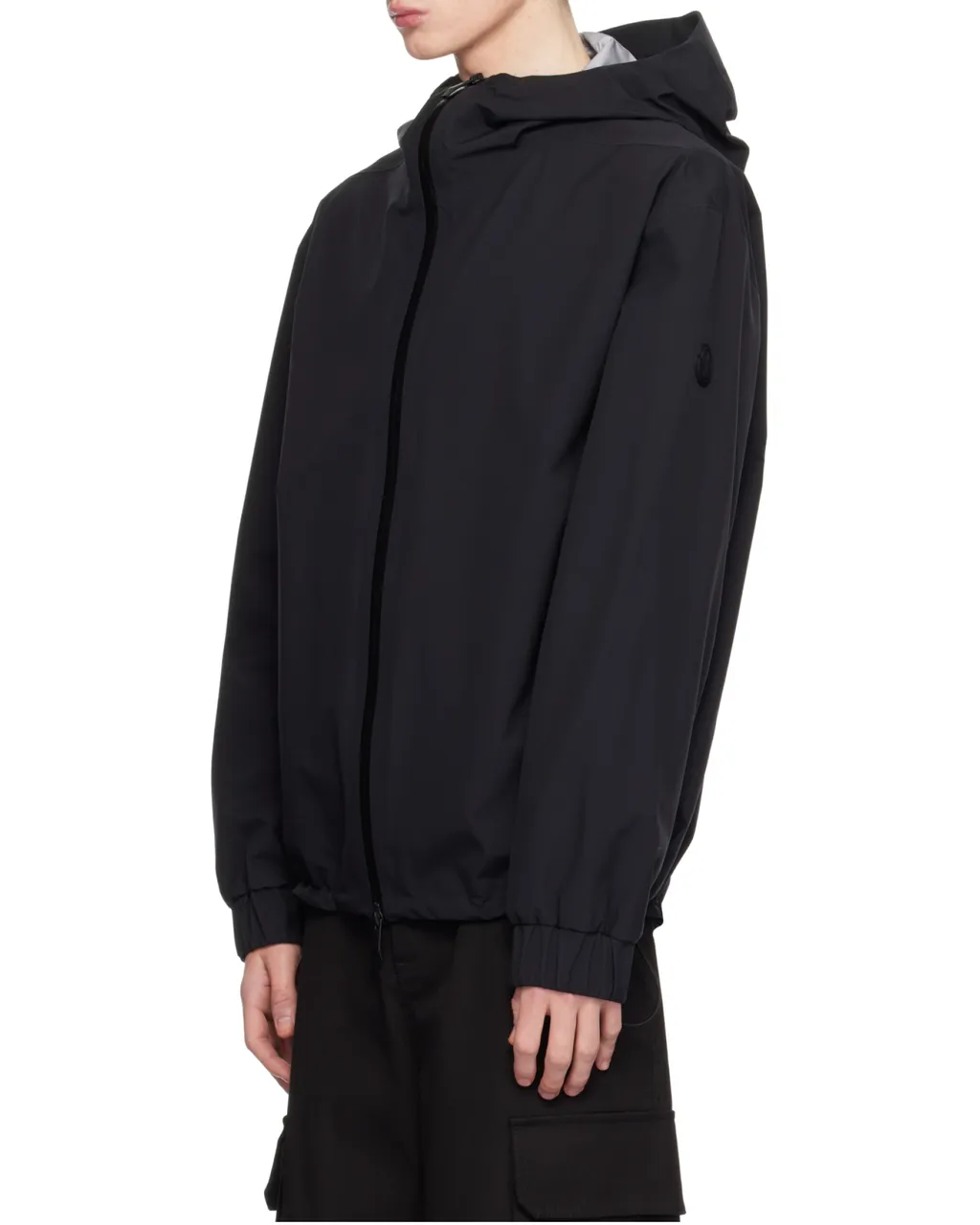 Moncler Zip-Up Hooded Jacket
