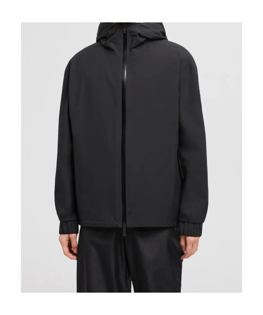 Moncler Zip-Up Hooded Jacket