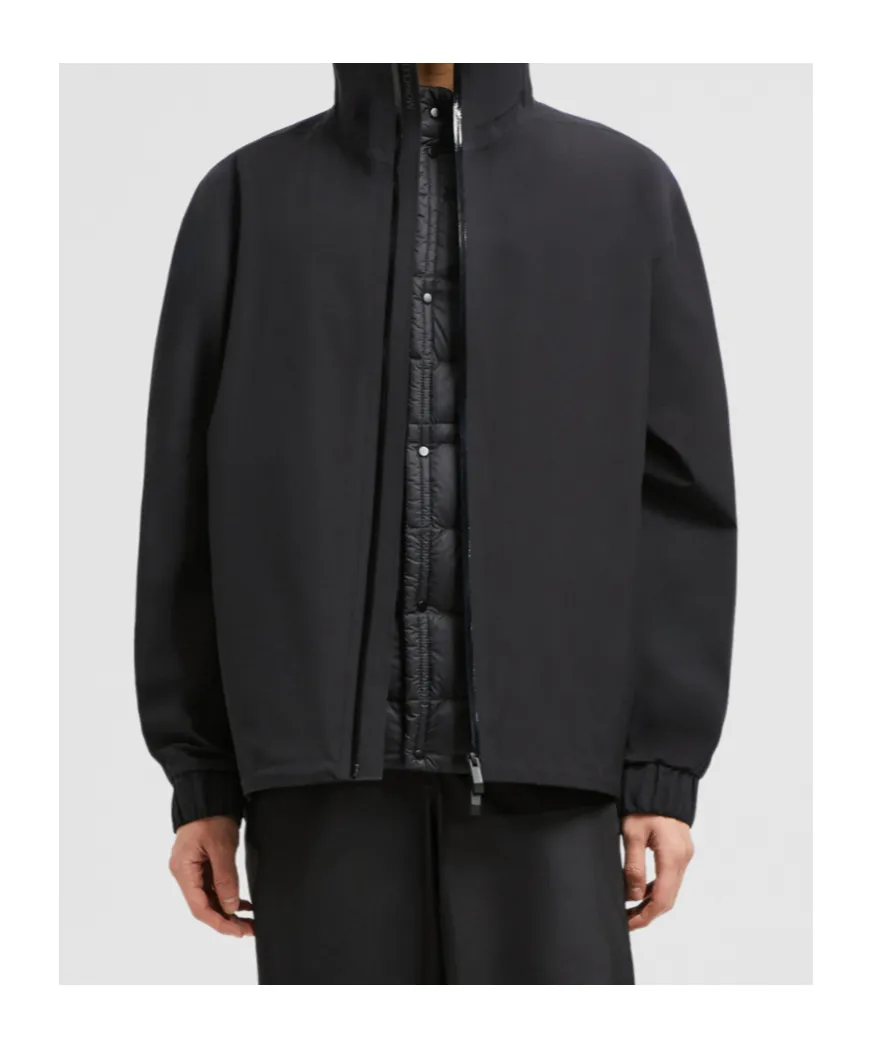 Moncler Zip-Up Hooded Jacket