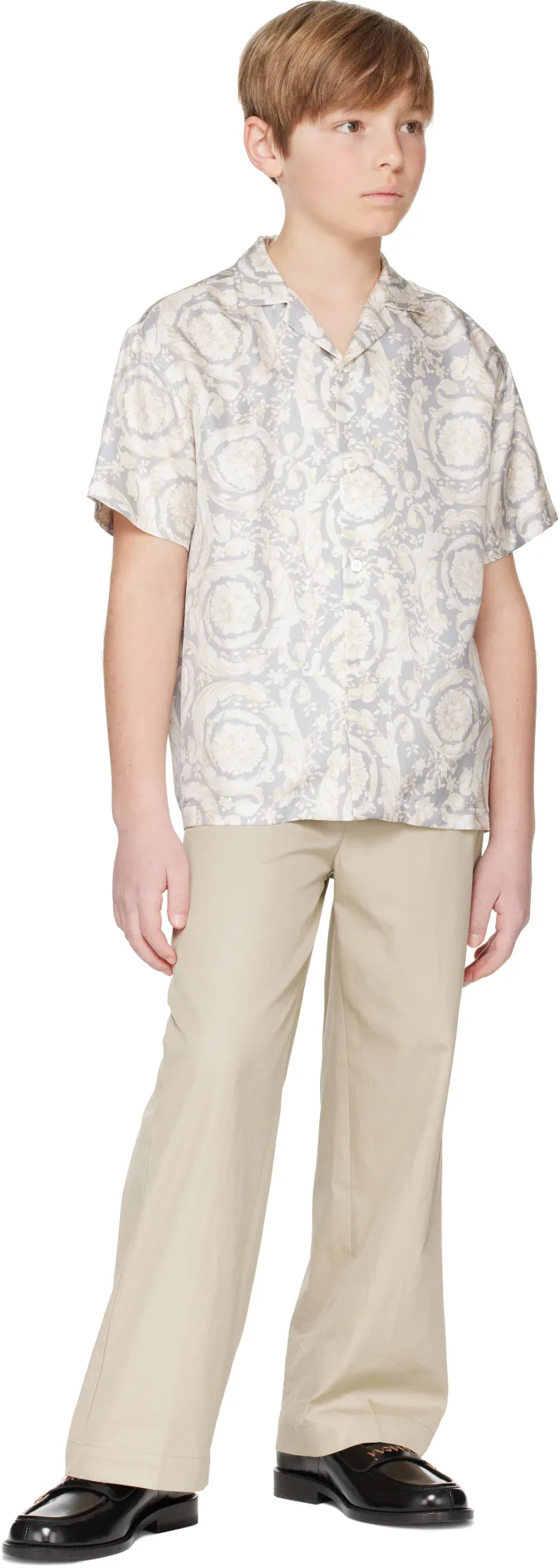 Versace Kids Barocco Short-Sleeved Shirt