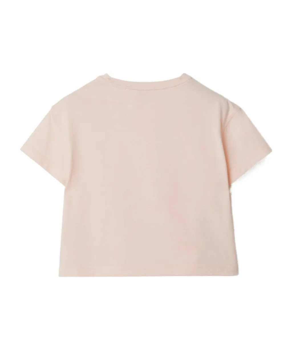 Burberry Kids Logo Patch Crewneck T-Shirt