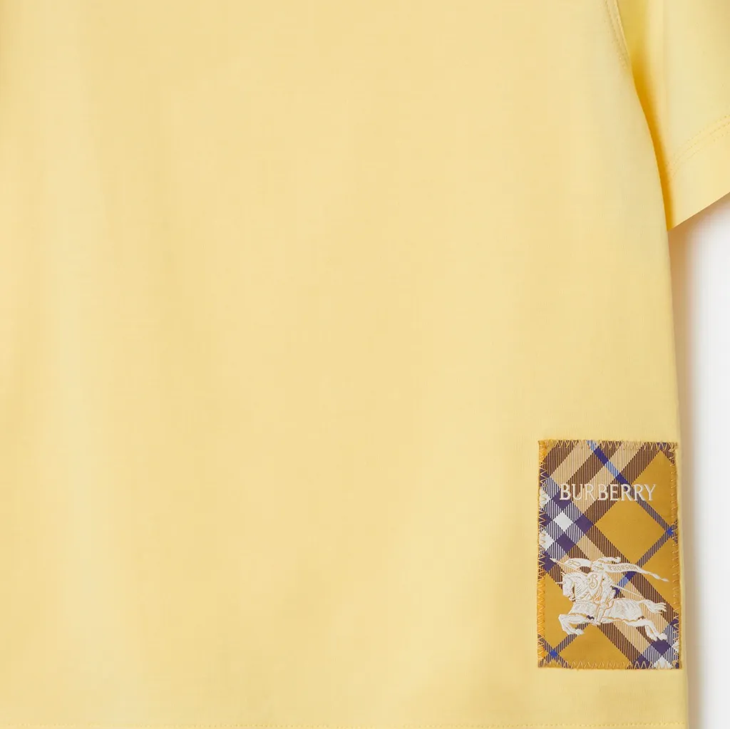 Burberry Kids Check Label T-Shirt