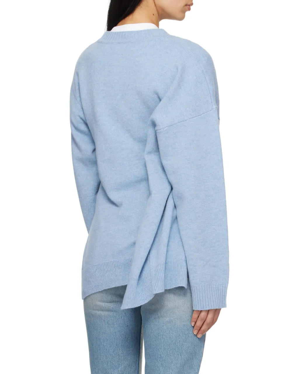 Gathered-Detail Sweater