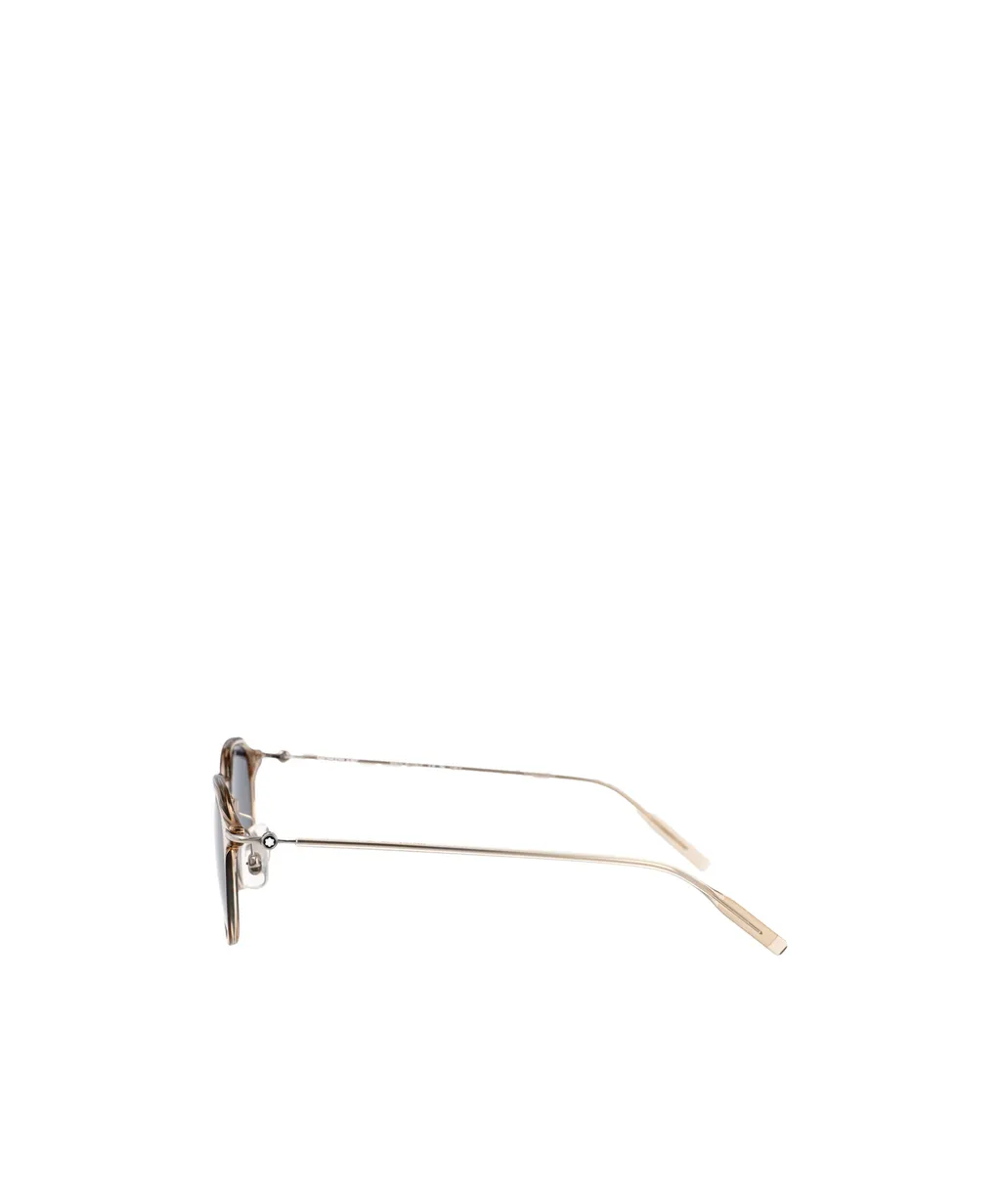 Montblanc Eyewear Round Frame Sunglasses