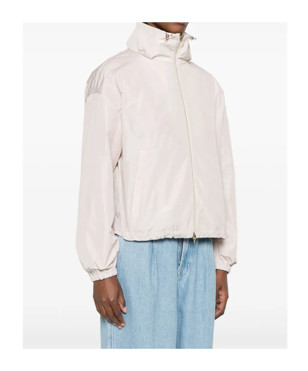Herno Drawstring Hem Zip-Up Jacket