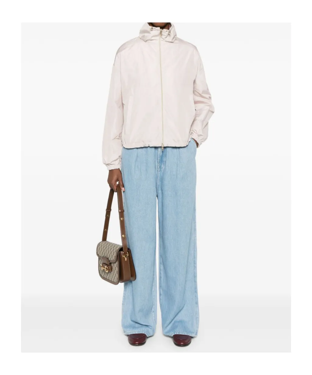 Herno Drawstring Hem Zip-Up Jacket