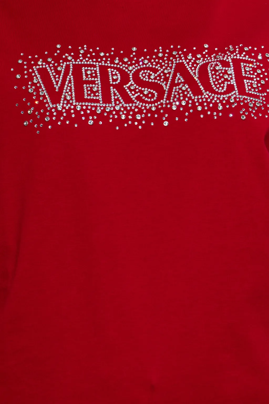 Versace Logo-Embellished Crewneck T-Shirt