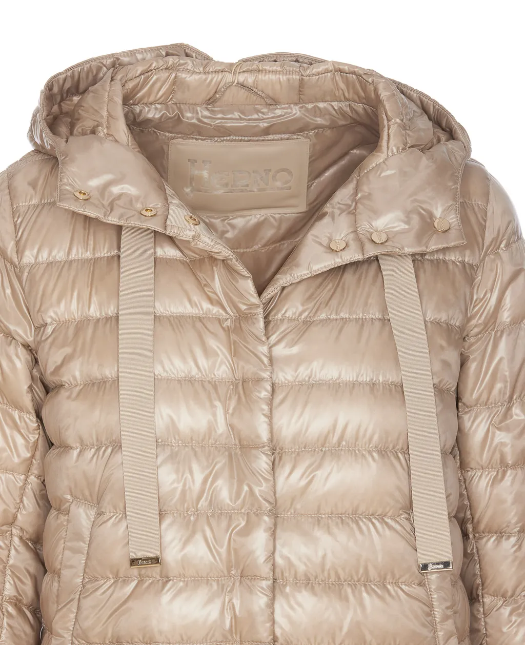 Herno Quilted Hooded Drawstring Puffer Jacket