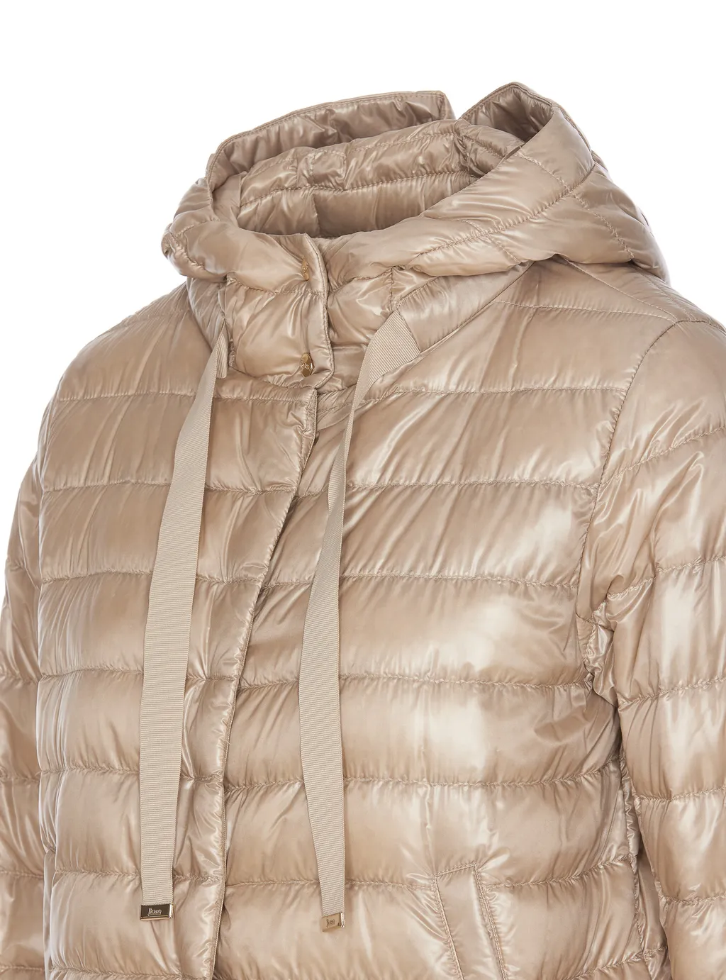 Herno Quilted Hooded Drawstring Puffer Jacket