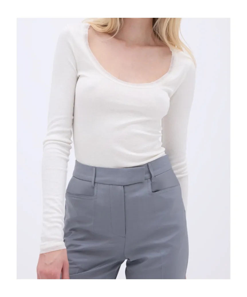 Remain Birger Christensen Long Sleeve Knit Top