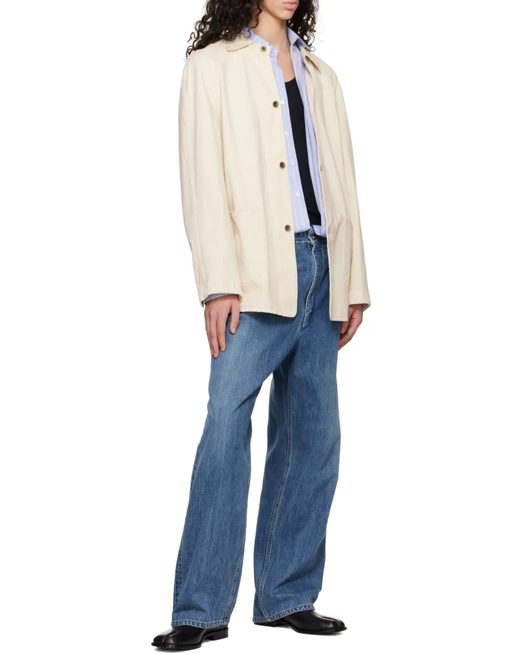 Maison Margiela Long-Sleeved Denim Shirt