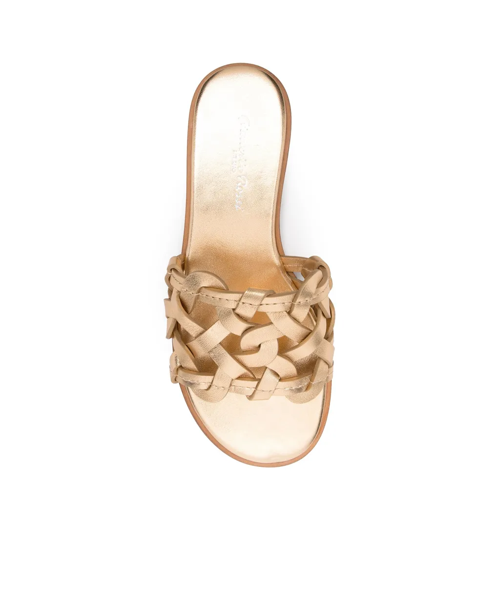 Gianvito Rossi Amalfi Interwoven Round Toe Sandals