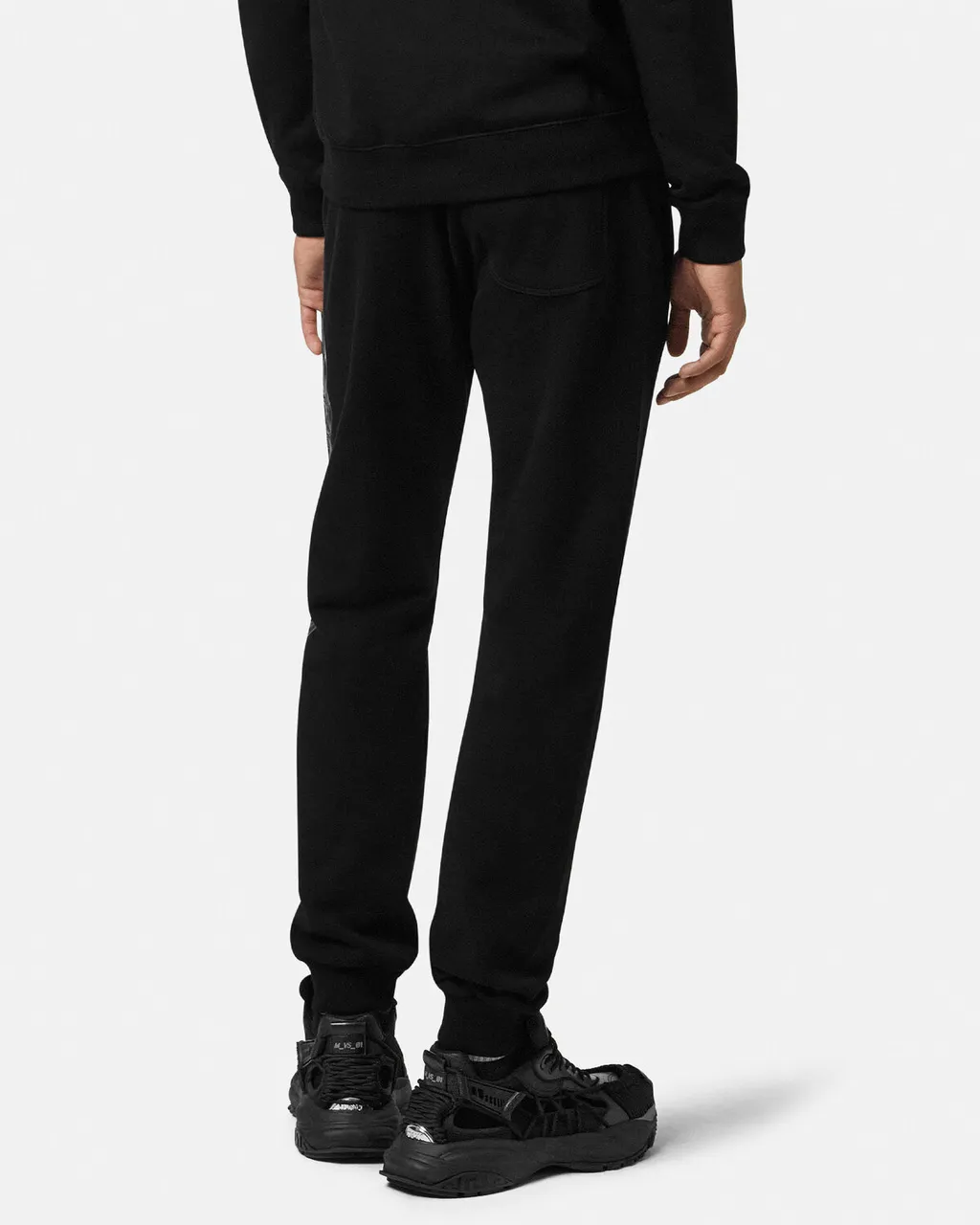 Versace Logo-Printed Elasticated Waistband Track Pants