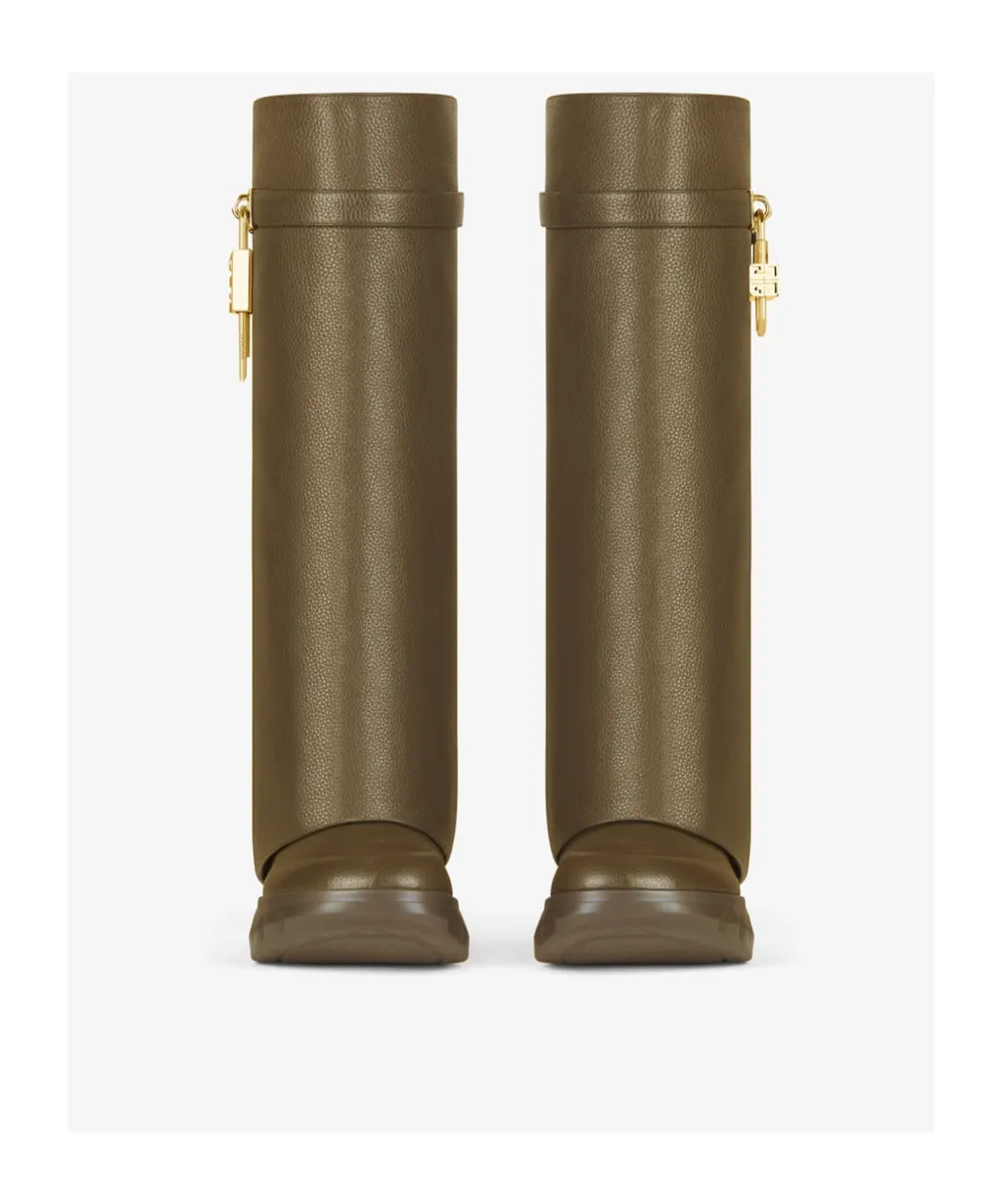 Shark Lock Biker Boots