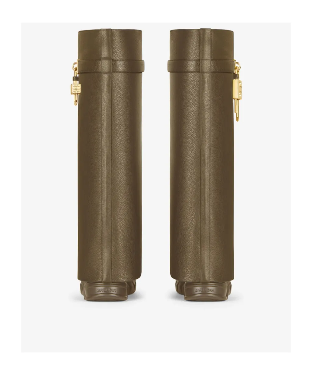 Shark Lock Biker Boots