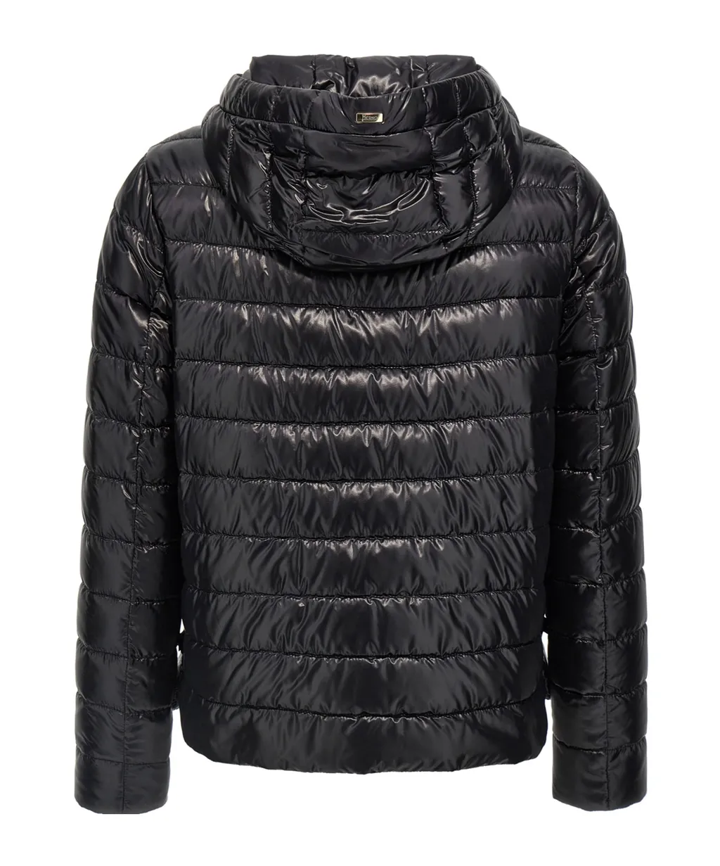 Herno Quilted Hooded Drawstring Puffer Jacket