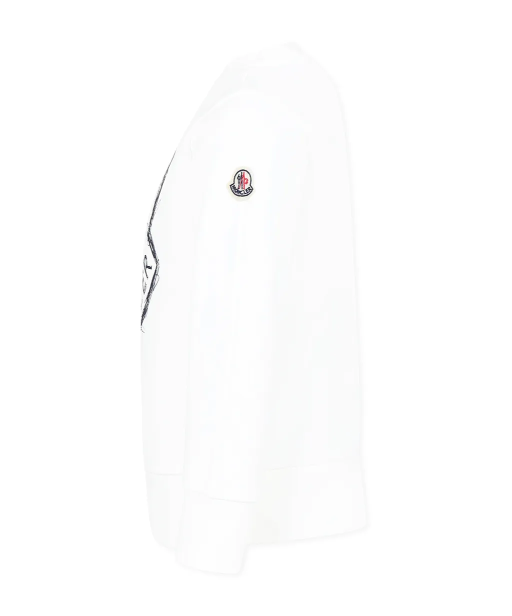 Moncler Enfant Logo Printed Crewneck Sweatshirt