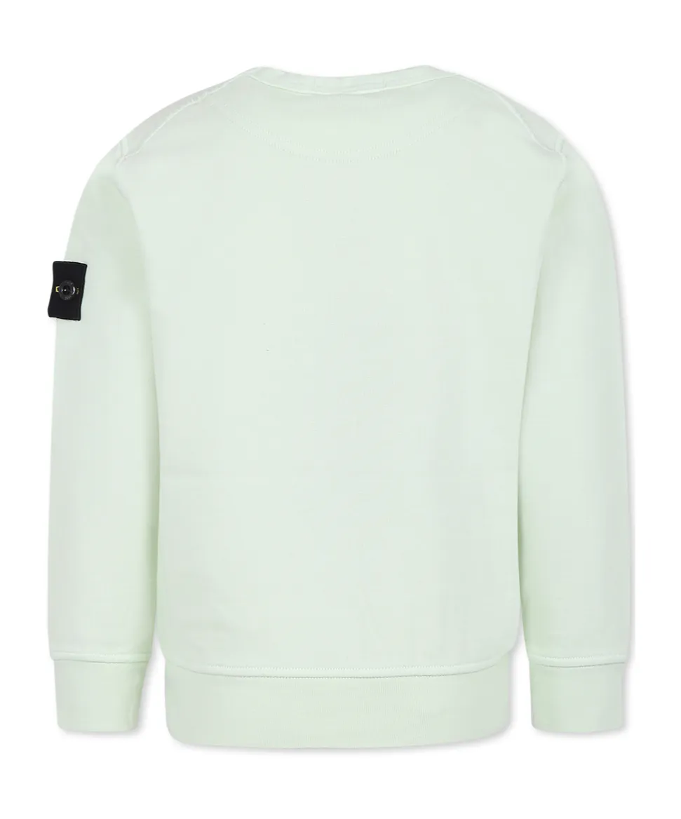 Stone Island Junior Logo Patch Crewneck Sweatshirt