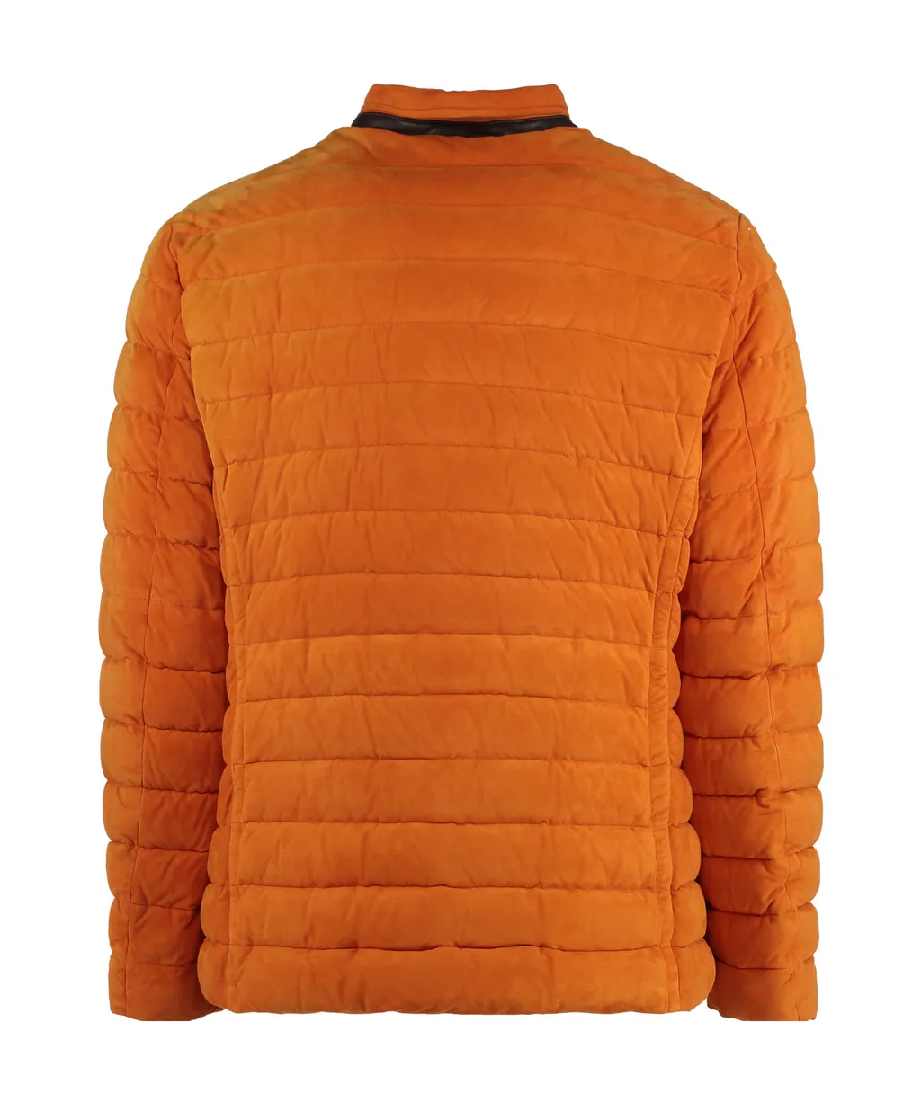 Zavyer Leather Padded Jacket