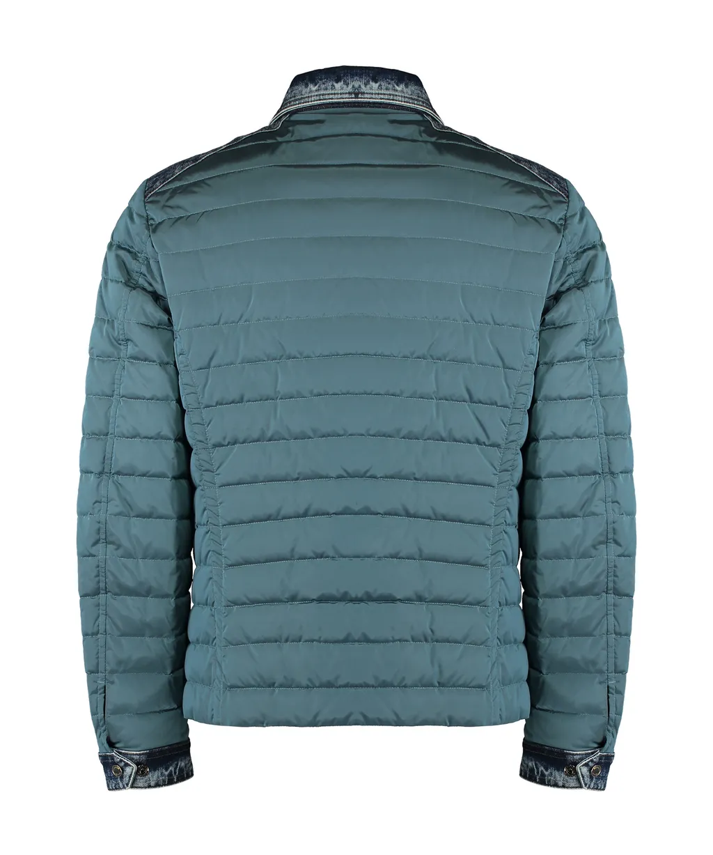 Crespi Denim Patchwork Down Jacket
