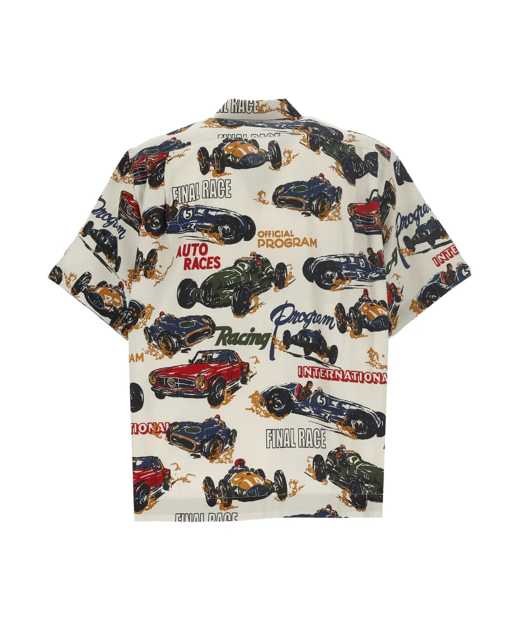 Sacai Tropical Printed Short-Sleeved Shirt