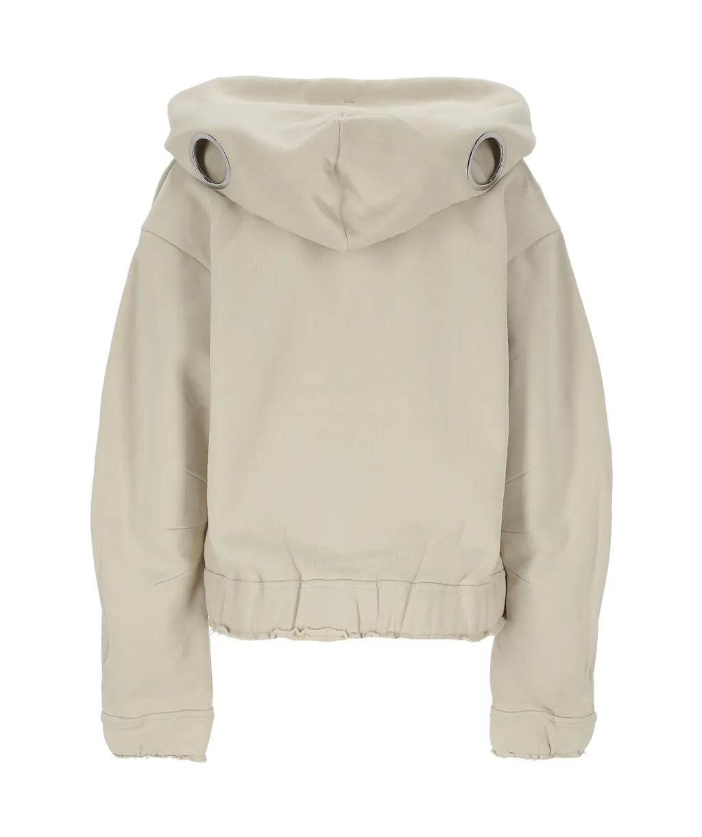 Moncler X Willow Smith Eyelet Zipped Hoodie