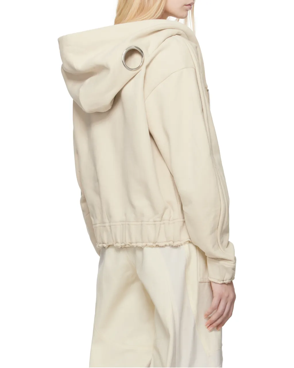 Moncler X Willow Smith Eyelet Zipped Hoodie