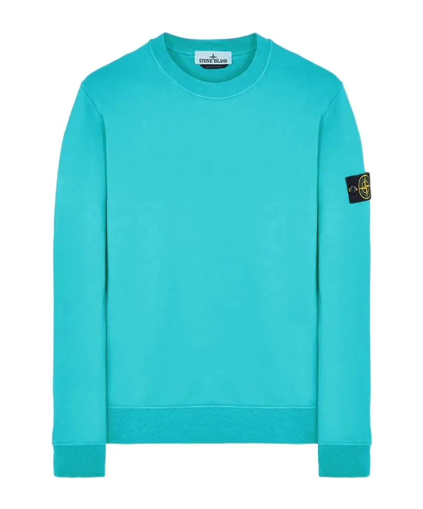 Stone Island Junior Logo-Patch Crewneck Sweatshirt