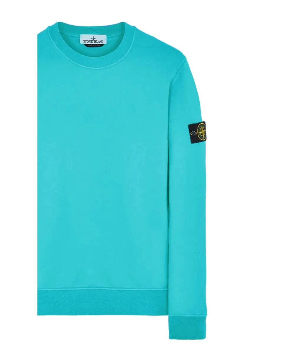 Stone Island Junior Logo-Patch Crewneck Sweatshirt