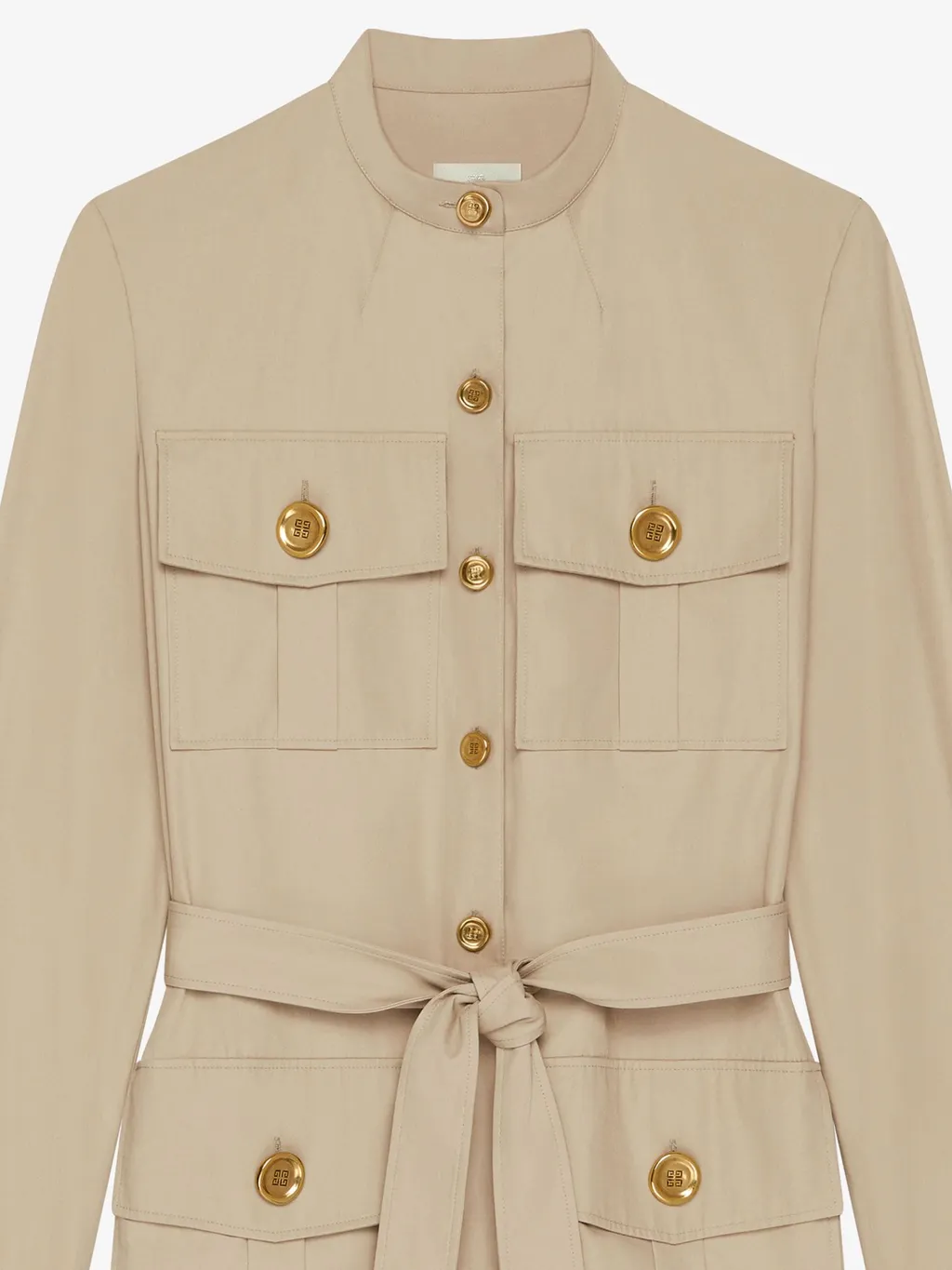 Givenchy Tied-Waist Safari Dress