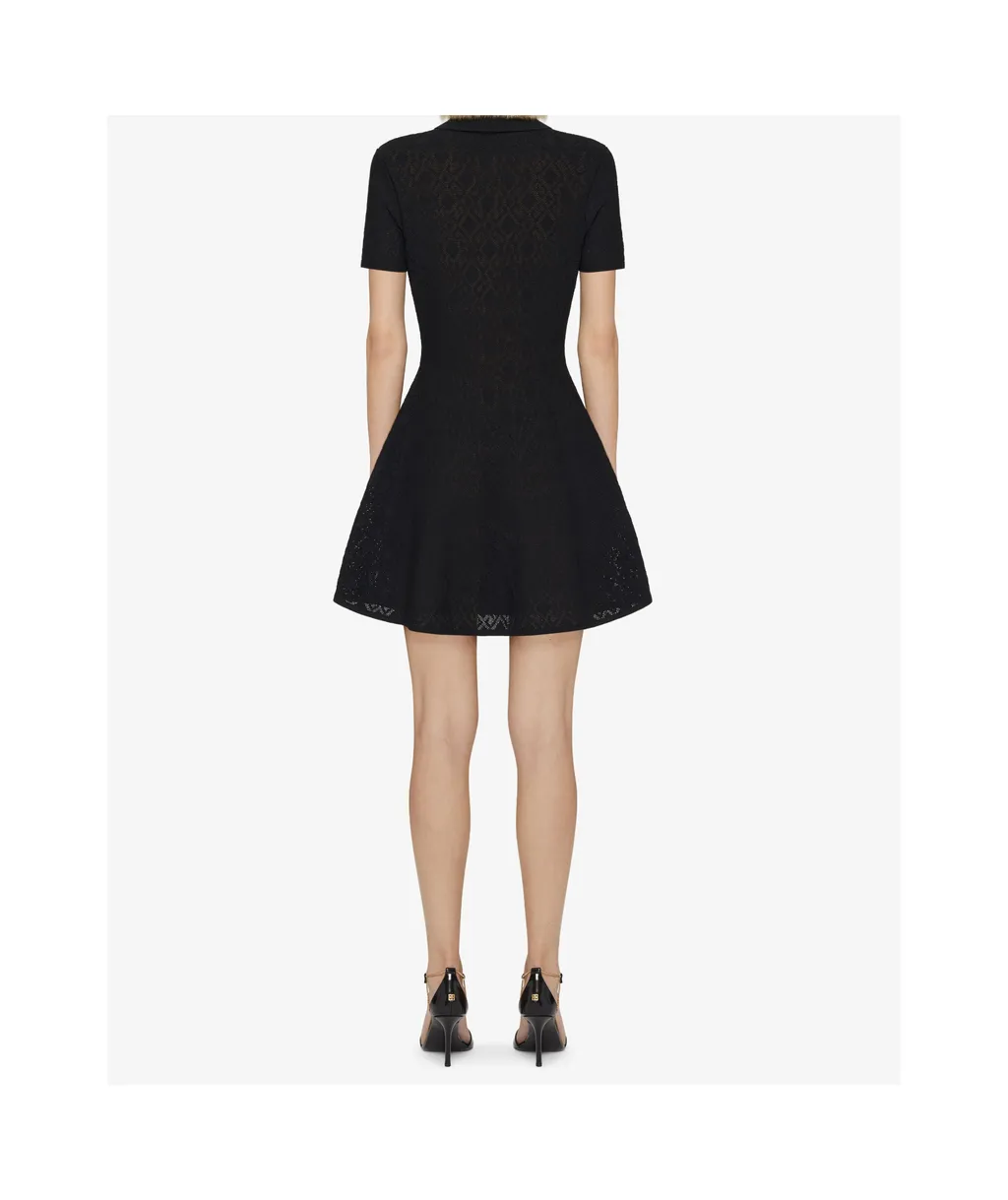 Givenchy Monogram 72 Jacquard Mini Polo Dress