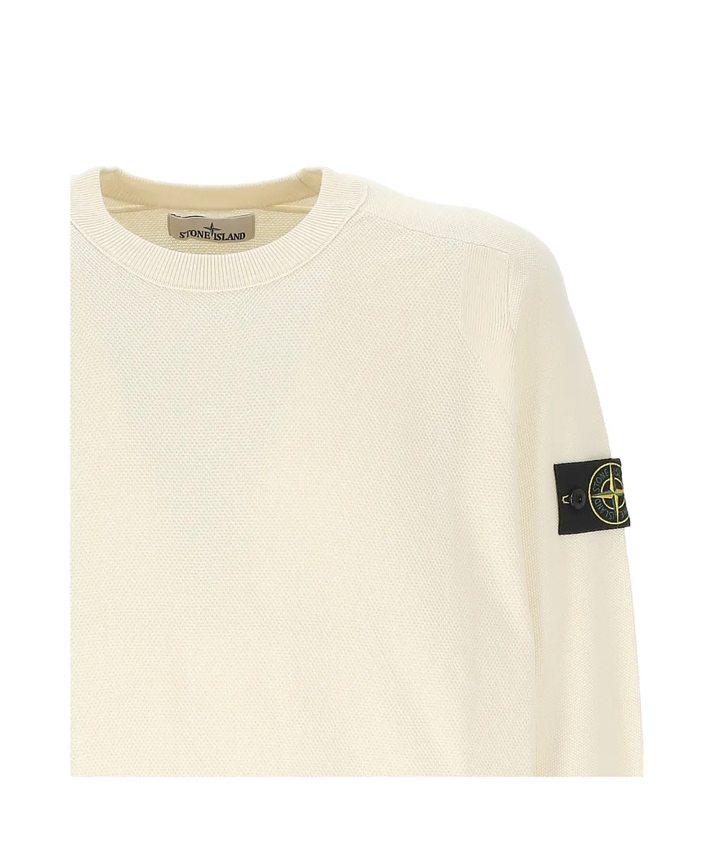 Stone Island Logo-Patch Crewneck Sweatshirt