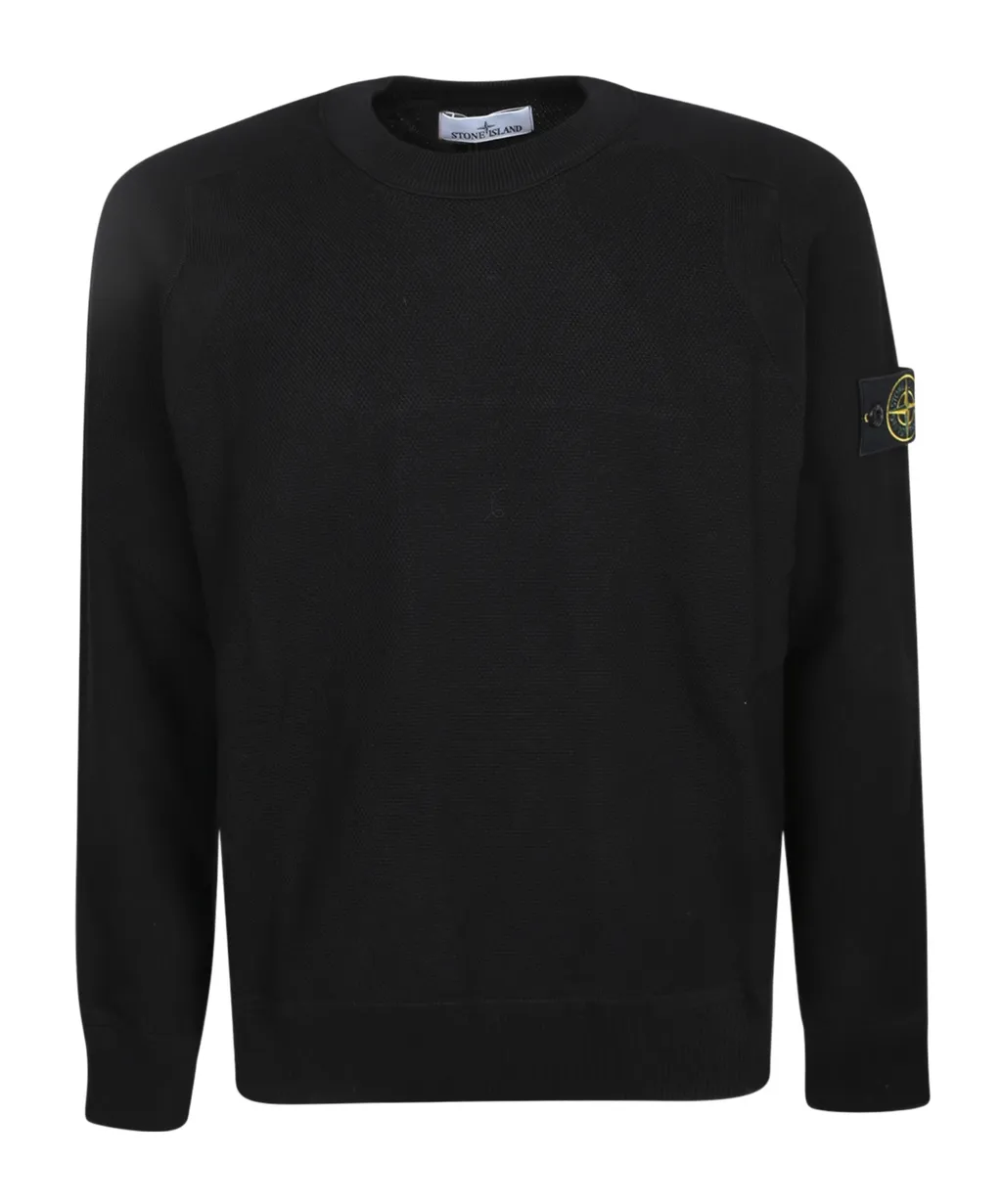 Stone Island Logo-Patch Knitted Jumper